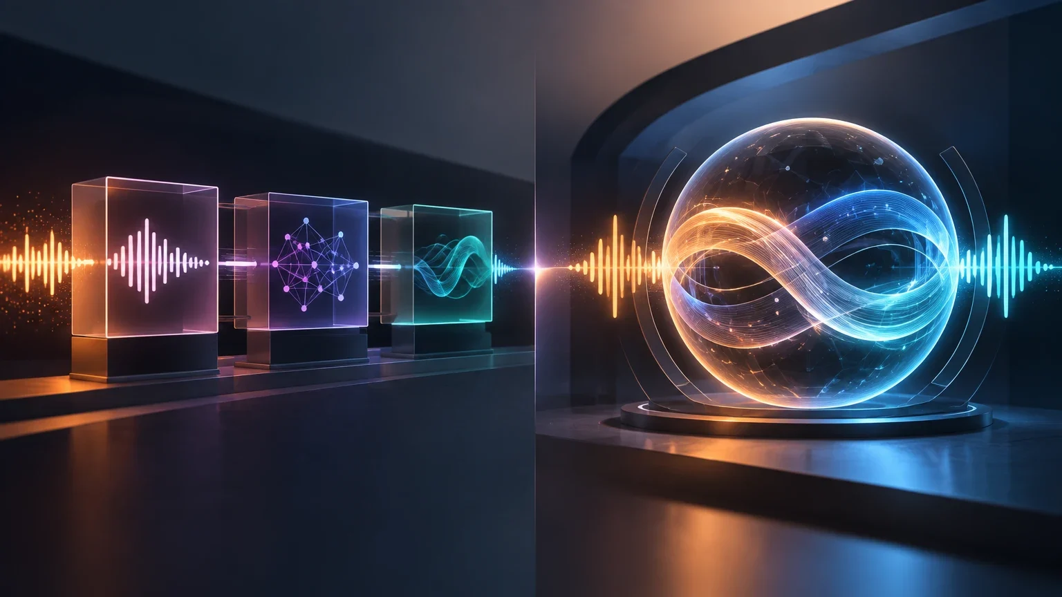 DeepSeek V4.1 Flash + Eleven v3 frente a voz full-duplex: cómo comparar las arquitecturas